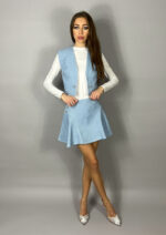 Set tweed baby blue
