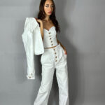 Geaca White Denim
