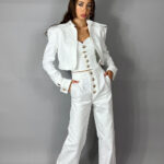 Pantaloni White Denim