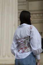 Corset cu design inspirat din Japonia - imagine 3
