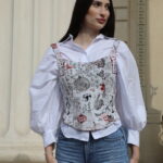Corset cu design inspirat din Japonia