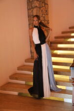 Rochie de seară Luxury lungă plisată - imagine 5